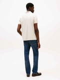 TOMMY HILFIGER Erkek Marka Logolu Günlük Kullanıma Uygun Bej Polo Yaka T-Shirt MW0MW39994 HGF