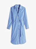 ESS POPLIN REGULAR SHIRT DRESS