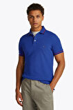 Tommy Hilfiger Erkek Mavi Polo Yaka T-Shirt