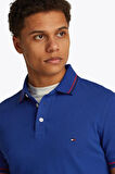 Tommy Hilfiger Erkek Mavi Polo Yaka T-Shirt
