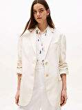 VISCOSE LINEN RELAXED SB BLAZER