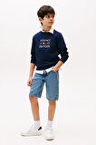 Erkek Çocuk Th Flag Sweatshirt - Lacivert | 14 Yaş