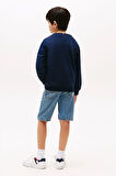 Erkek Çocuk Th Flag Sweatshirt - Lacivert | 14 Yaş