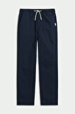 Erkek Çocuk  Regular Pull On Poplin Pantolon - Dark Night | 8 Yaş