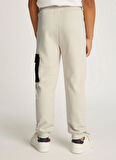 Calvin Klein Straight Paça Bej Erkek Çocuk Eşofman Altı IB0IB02349CKS