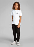 Calvin Klein Baskılı Beyaz Erkek Çocuk T-Shirt IU0IU00678YAF
