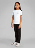 Calvin Klein Baskılı Beyaz Erkek Çocuk T-Shirt IU0IU00678YAF