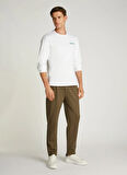 Calvin Klein Beyaz Erkek T-Shirt K10K113801YAF