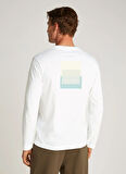 Calvin Klein Beyaz Erkek T-Shirt K10K113801YAF