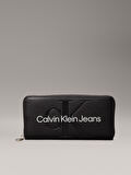 CALVIN KLEIN SCULPTED ZIP AROUND MONO Cüzdan