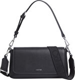 CALVIN KLEIN CK MUST CONV SHLDER BAG_CAVIAR Omuz Çantası