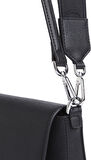 CALVIN KLEIN CK MUST CONV SHLDER BAG_CAVIAR Omuz Çantası