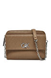 Kadın CK Camera Bag w/Pocket_Mono Omuz ÇantasI - Kahverengi  | undefined