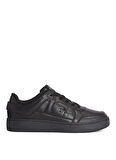 Calvin Klein Siyah Erkek Sneaker BASKET CUP LOW LACEUP TUMBLED