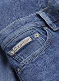 Calvin Klein Jeans Yüksek Bel Normal Paça Mom Fit Mavi Kadın Denim Pantolon J20J2245141BJ