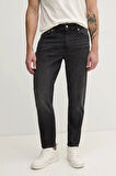 Calvin Klein Erkek Dad Jeans Denim Siyah Kot Pantolon