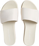 CALVIN KLEIN FLATFORM SANDAL SLIDE IN NYLON Terlik