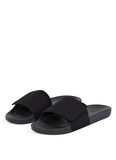 Calvin Klein Siyah Plaj Terliği ADJ POOL SLIDE CANVAS LOGO