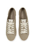 Calvin Klein Bej Erkek Sneaker ESS VULC LOW MG CANVAS