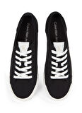 Calvin Klein Siyah Erkek Sneaker ESS VULC LOW MG CANVAS