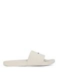 Calvin Klein Ekru Erkek Plaj Terliği POOL SLIDE W/ CK SQUARE