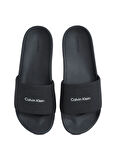 Calvin Klein Siyah Plaj Terliği POOL SLIDE W/ CK SQUARE