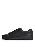 Calvin Klein Siyah Erkek Sneaker LOW TOP LACE UP EYELET JAQ MONO