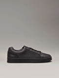 Guess Erkek Siyah Deri Logolu Sneaker