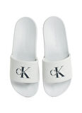 Calvin Klein Gri Erkek Plaj Terliği SLIDE MONOGRAM CV