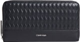CALVIN KLEIN MINI QUILT LARGE ZIP AROUND Cüzdan