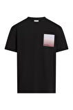 Calvin Klein Erkek Sırt Bölüm Çizgi Ve Calvin Klein Yazı Desenli T-Shirt K10K114164-YAF
