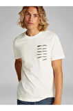 Calvin Klen Serıf Box Graphıc Tee Erkek T-Shirt J30J327474