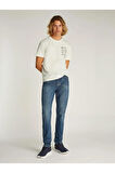 Calvin Klen Serıf Box Graphıc Tee Erkek T-Shirt J30J327474