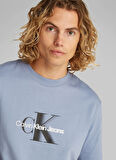 Calvin Klein Jeans Mavi Erkek T-Shirt J30J327471CKG MONOLOGO SHIFT TEE