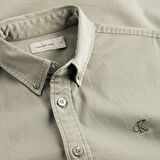 CALVIN KLEIN GARMENT DYE COTTON TWILL SHIRT Gömlek