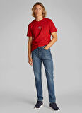 Calvin Klein Jeans Kırmızı Erkek T-Shirt J30J325649XNI MONOLOGO TEE