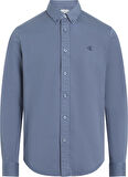 CALVIN KLEIN GARMENT DYE COTTON TWILL SHIRT Gömlek
