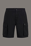 Erkek Ck Washed Cargo Şort - Siyah | 30