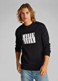 Calvin Klein Jeans Siyah Erkek Kazak J30J327280BEH SEASONAL INTARSIA SWT