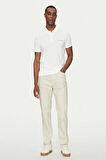 Calvin Klein Jeans Erkek Monogram Beyaz T-shirt