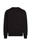 Erkek Ck Terry Sweatshirt - Siyah | XXL