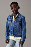 Erkek Çocuk Ck Bright Denim Ceket - Mavi | 12 Yaş