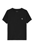 Calvin Klein Baskılı Siyah Erkek Çocuk T-Shirt IB0IB024410GJ
