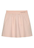 Calvin Klein Lastikli Bel Regular Fit Pembe Düz Mini Kız Çocuk Etek IG0IG02895TGE