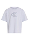 Calvin Klein Baskılı Lila Kız Çocuk T-Shirt IG0IG02863VGH