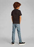 Calvin Klein Baskılı Siyah Erkek Çocuk T-Shirt IB0IB02456BEH
