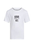 Calvin Klein Baskılı Beyaz Erkek Çocuk T-Shirt IB0IB02456YAF