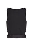 Calvin Klein Baskılı Siyah Kız Çocuk T-Shirt IG0IG02869BEH