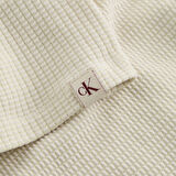 CALVIN KLEIN WAFFLE TEXTURE HALTERNECK TOP T-Shirt