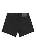 Calvin Klein Jeans Yüksek Bel Mom Fit Siyah Kadın Denim Şort J20J2251541BY